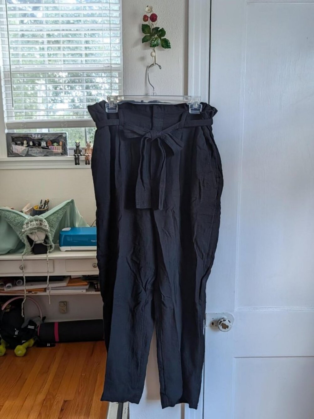 A New Day Women's Black and Grey Trousers